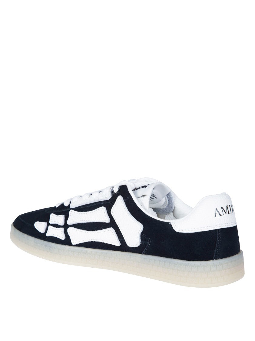 Amiri Pacific Bones Low-Top Translucent Sole Sneakers