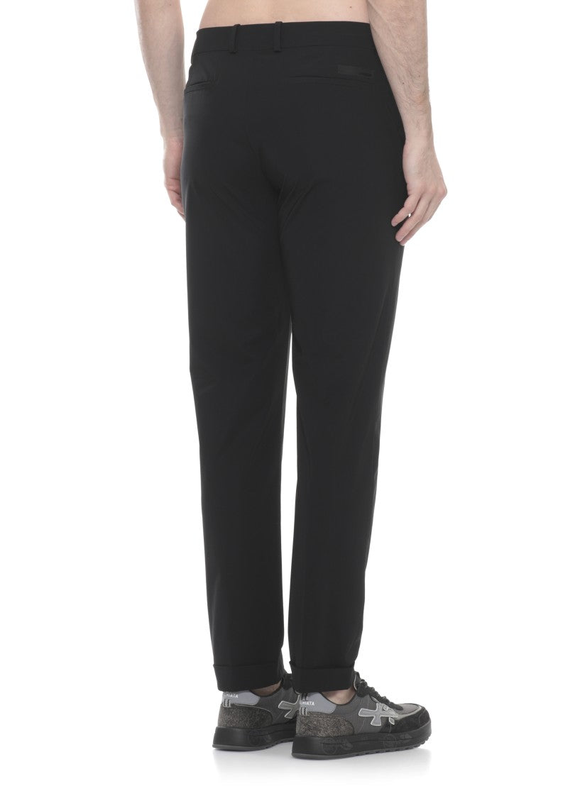 Rrd Black Surflex Chino Straight-Leg Pants
