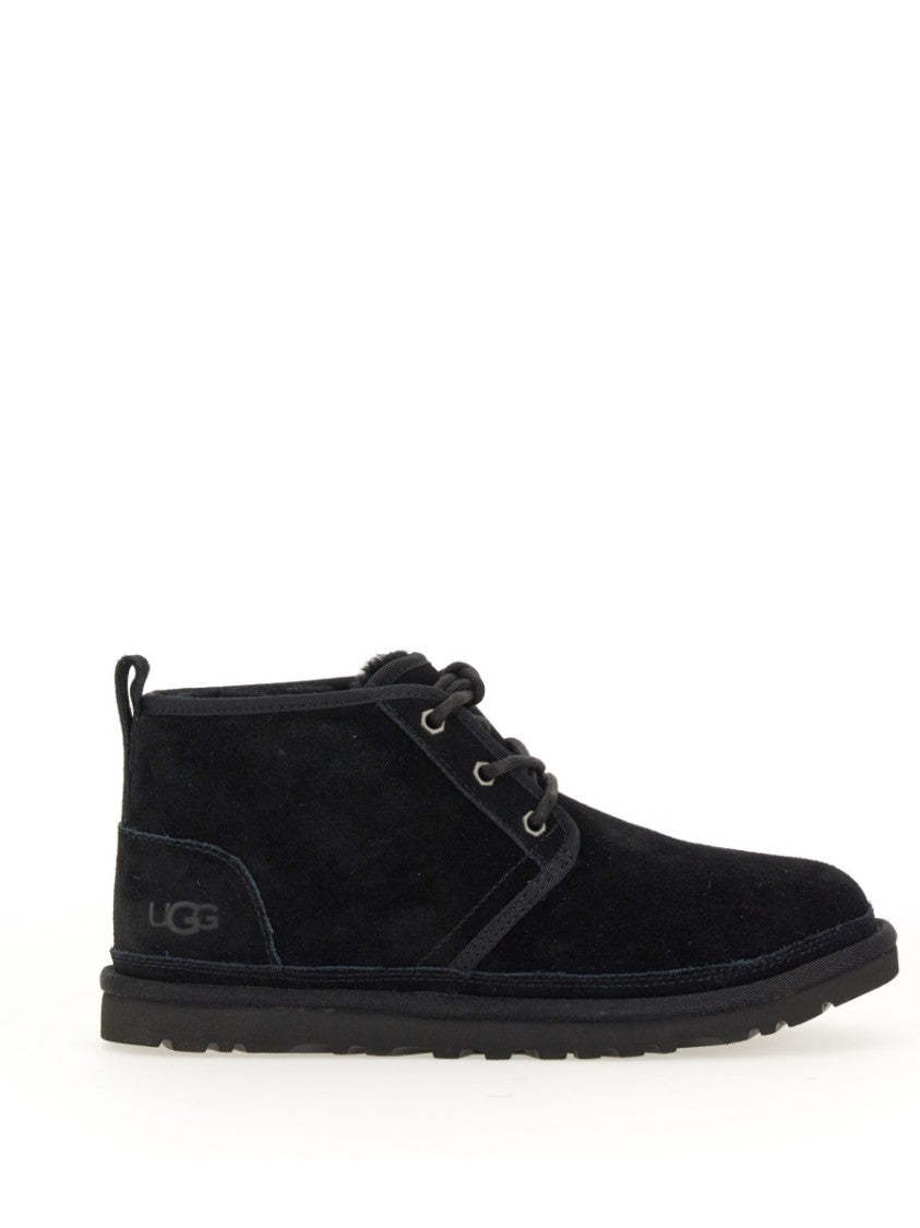 Ugg Lace-Up Ankle Boots With Suede Upper