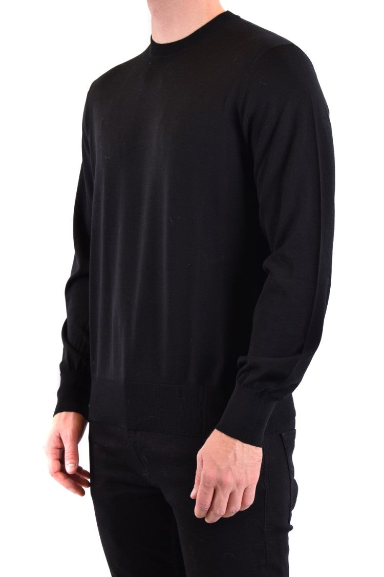 Neil Barrett 100% Wool Knit Sweater Crew Neckline
