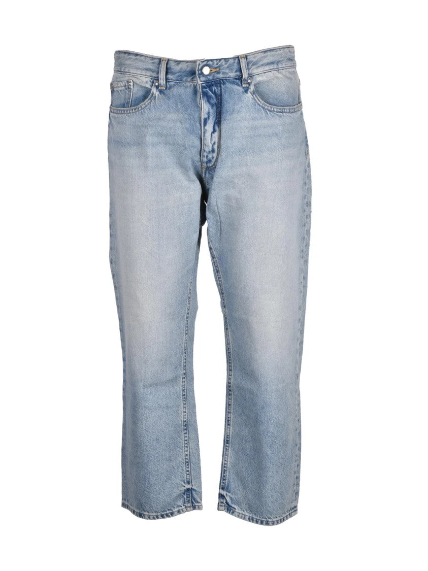 Icon Denim Blue Straight Denim Jeans