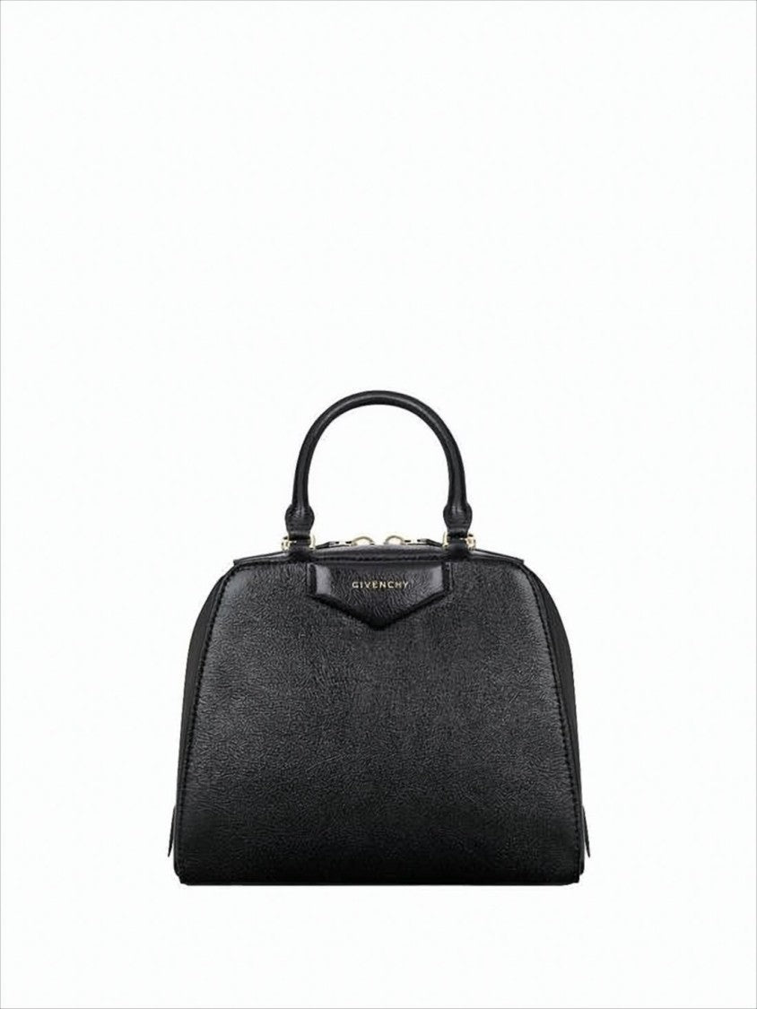 Givenchy Trapezoidal Buffalo Leather Tote With Gold-Tone Hardware