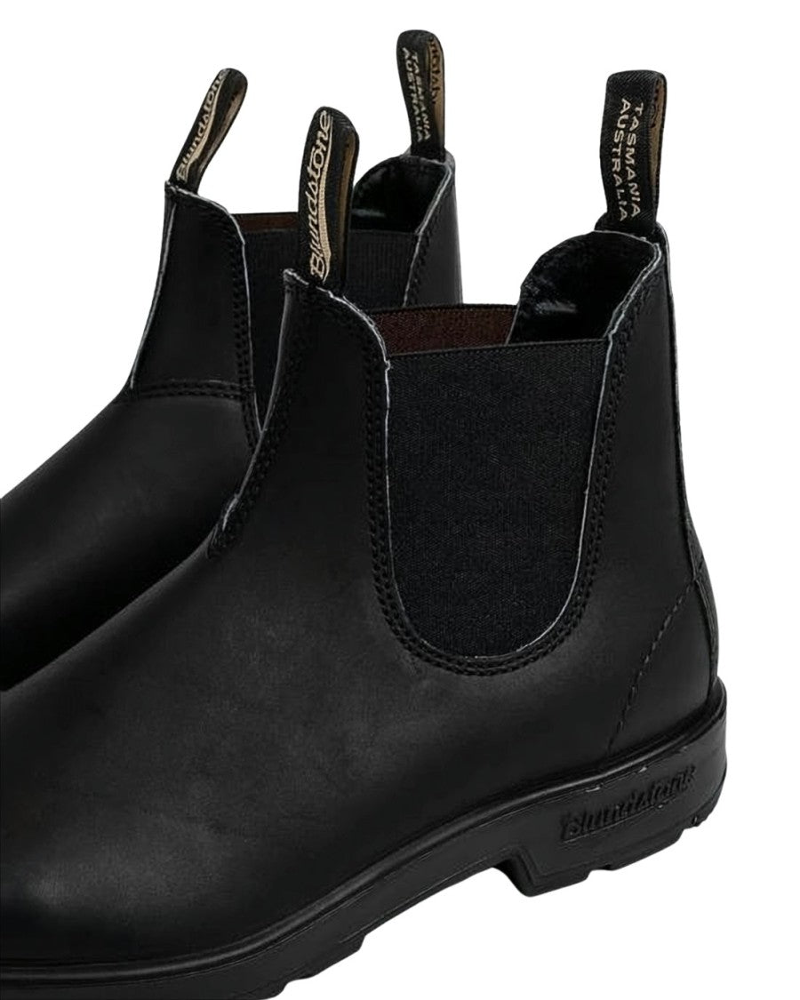 Blundstone Seamless Black Leather Slip-On Boots