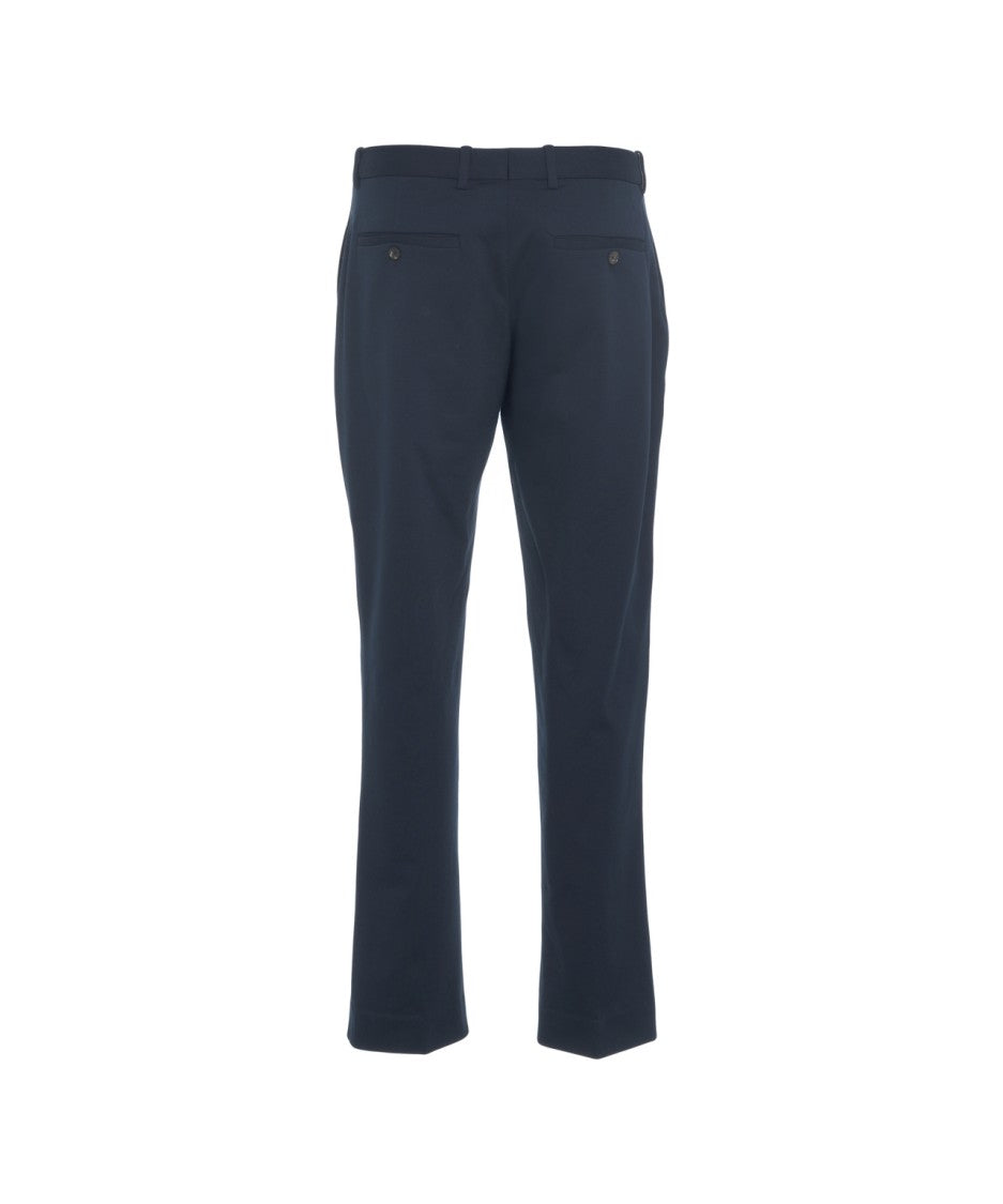 Circolo 1901 Straight Cut Chinos With Hidden Zip Closure And Minimalist Design