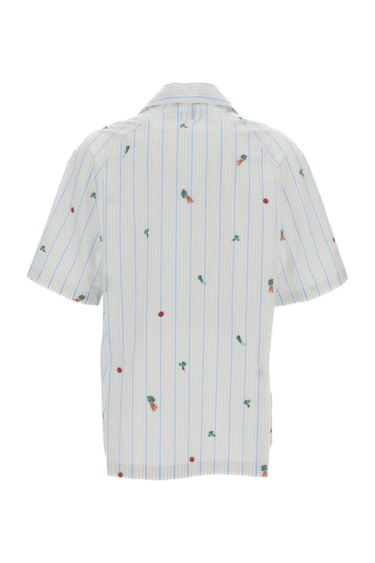 Jacquemus Striped Cotton Jacquard Bowling Shirt
