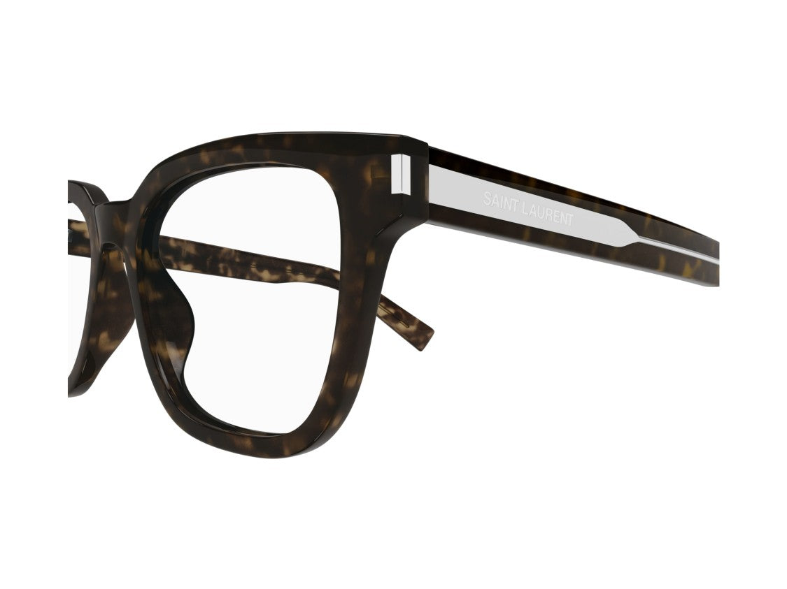 Saint Laurent Sl 711 Opt Metallic Tortoiseshell Oversized Square Sunglasses