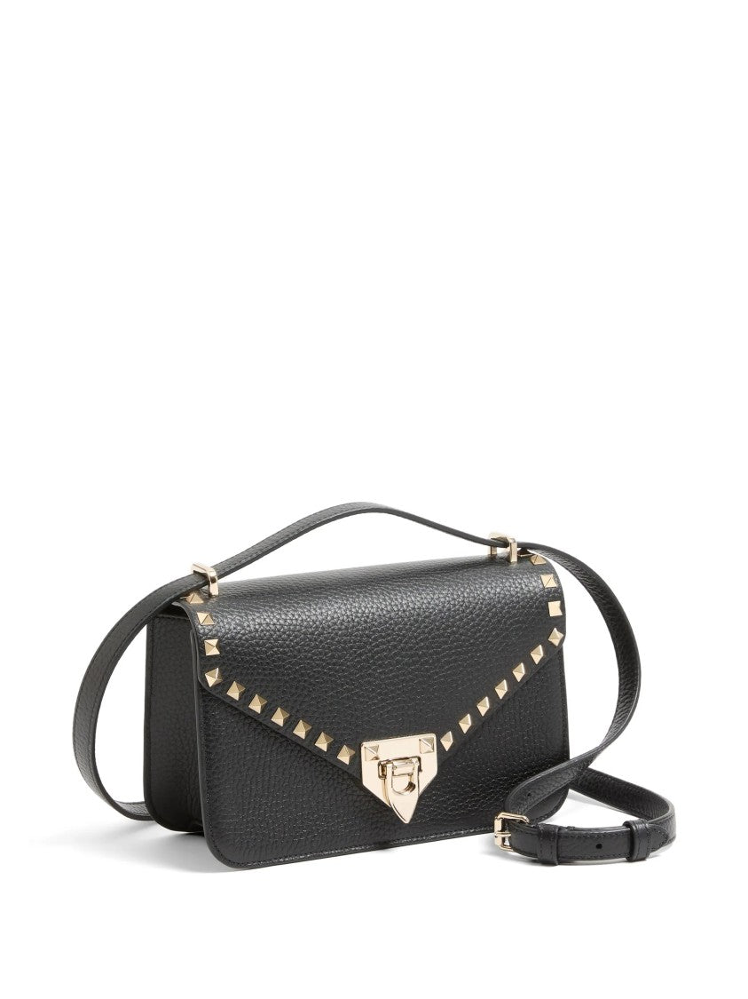 Valentino Rockstud Small Textured Leather Bag