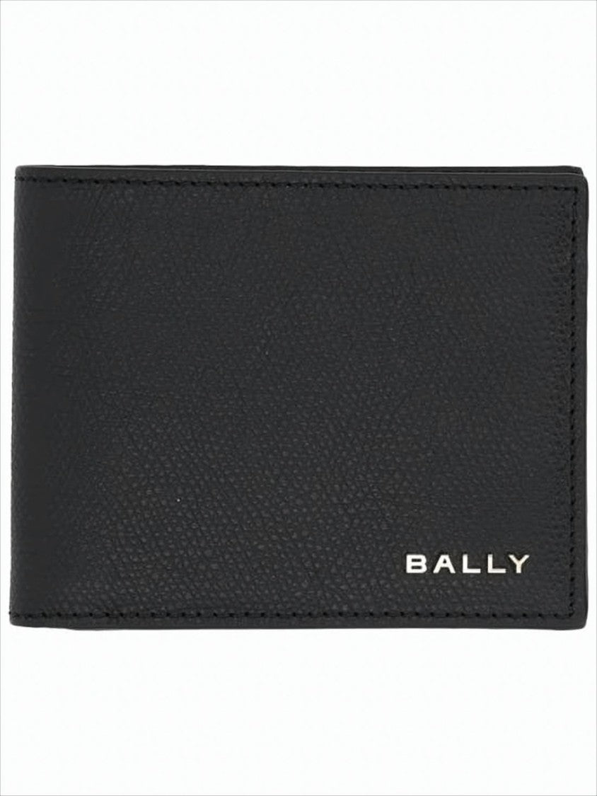 Bally Textured Calf Leather Bifold Wallet