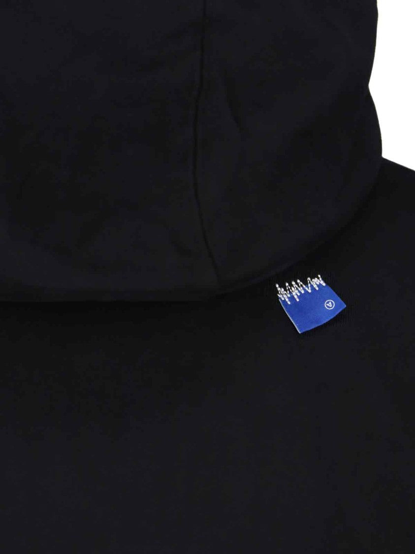 Ader Error "Trs" Logo Sweatshirt, In Black Cotton