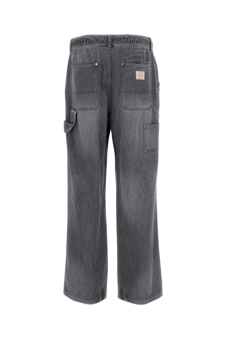 Wooyoungmi Utility Denim Trousers With Adjustable Drawstring