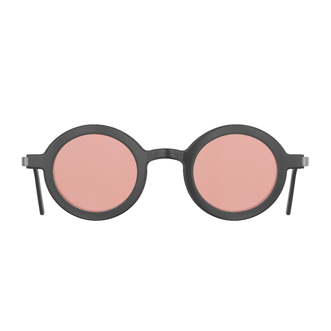 Lindberg Grey Acetate Round Sunglasses