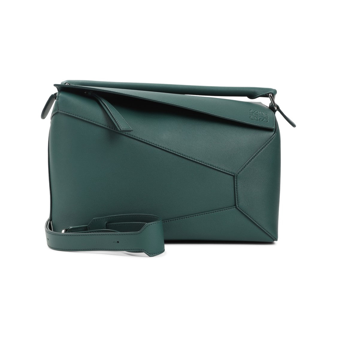 Loewe Puzzle Edge New Large Evergreen Calfskin Shoulder Bag