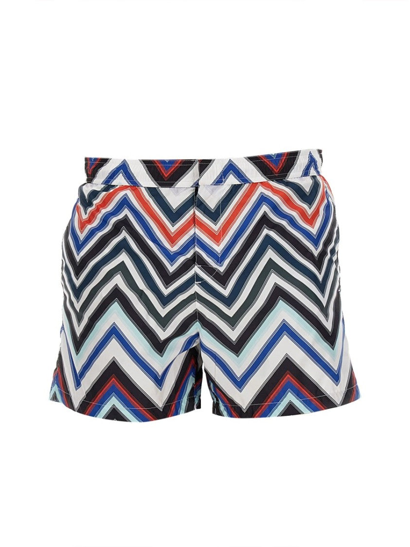 Missoni Vibrant Zigzag Pattern Swimsuit By Missoni