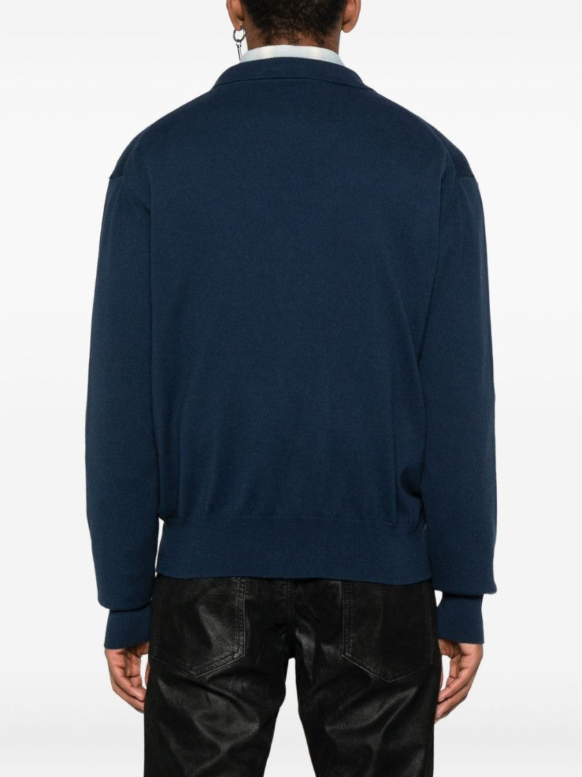 Vivienne Westwood Navy V-Neck Cardigan