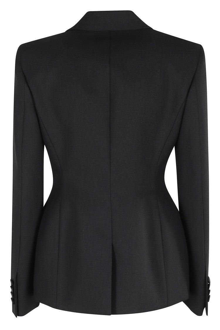 Moschino Double-Breasted Tailored Jacket With Wide Lapels