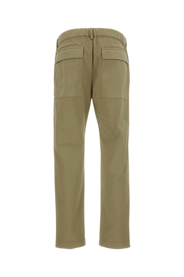 Barena Beige Stretch Cotton Twill Semi-Jogger Trousers