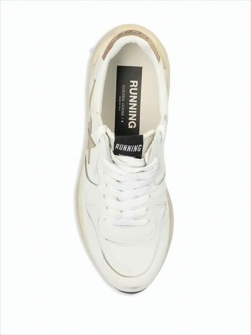 Golden Goose Low-Top Sneakers With Metallic Gold Star Detail