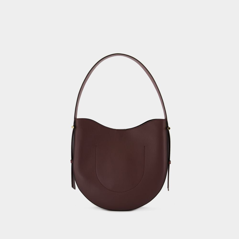 Victoria Beckham The Dia Shoulder Bag - Leather - Burgundy
