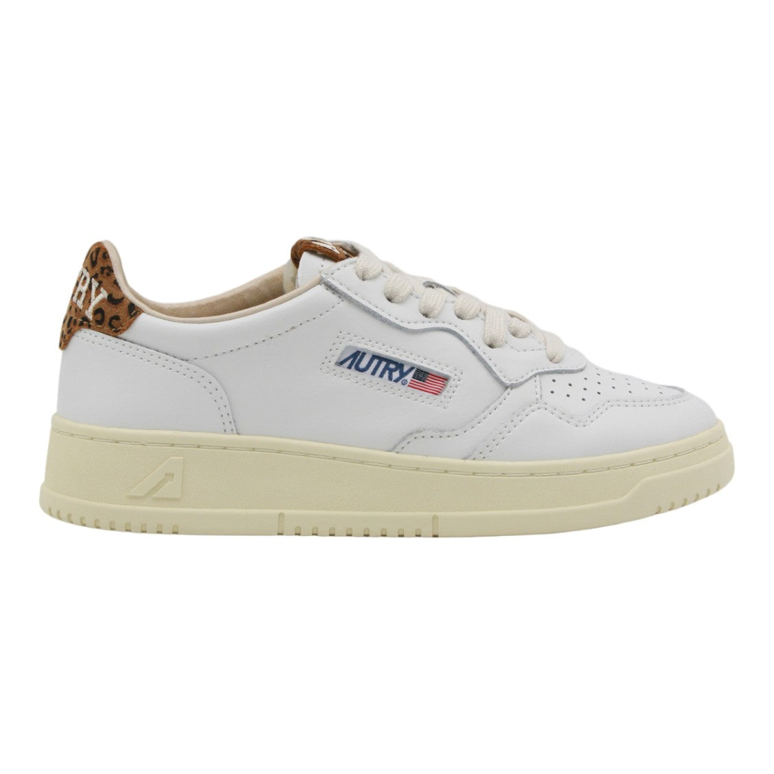 Autry Low-Top Sneakers With Leopard Print Accents