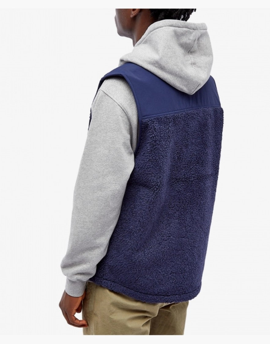 Polo Ralph Lauren High-Pile Fleece Vest Jacket With Zip Fastening And Logo Detail