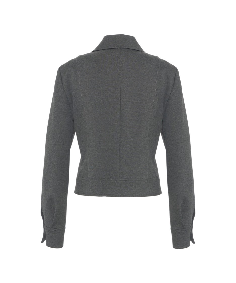 Liu Jo Casual Jacket With Decorative Metallic Buttons