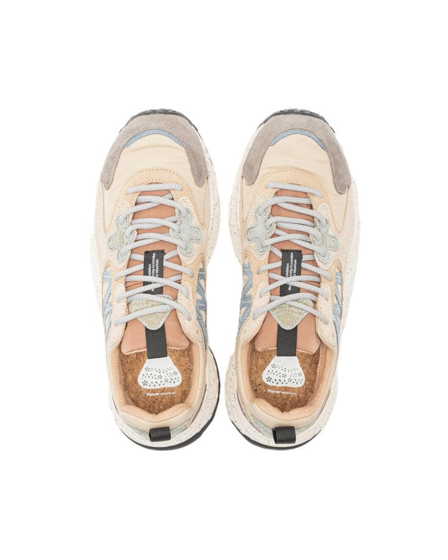 Flower Mountain Bicolor Gray Suede Sneakers