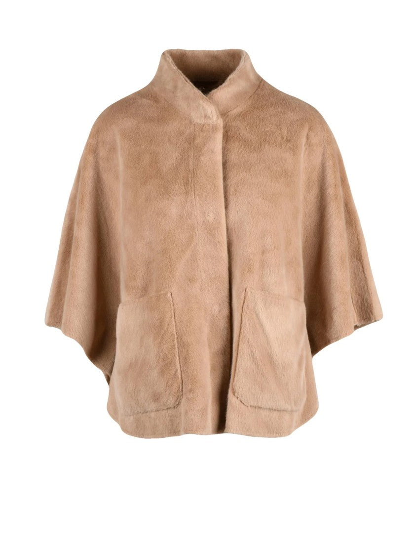 Rino & Pelle Beige Unlined Polyester Cape