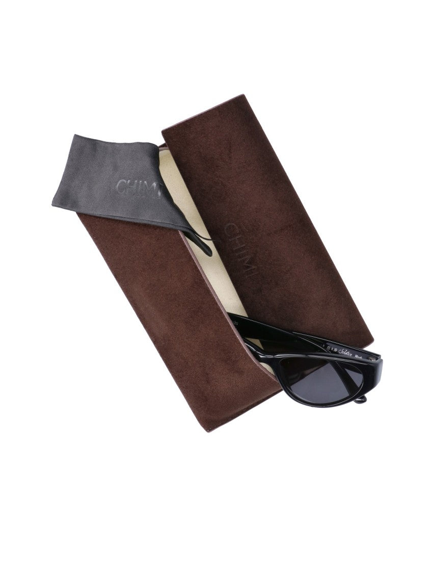 Chimi Black Solstice Polarized Cat-Eye Sunglasses