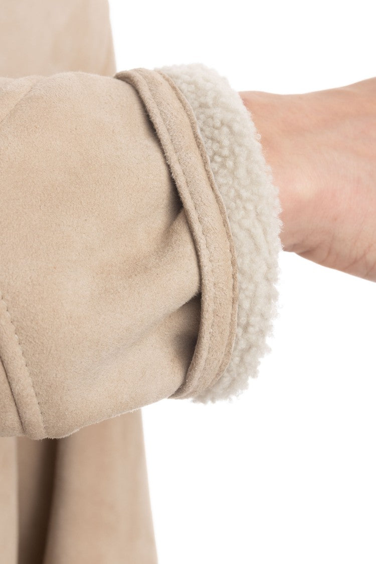 Valstar Shearling Button-Up Shirt Jacket