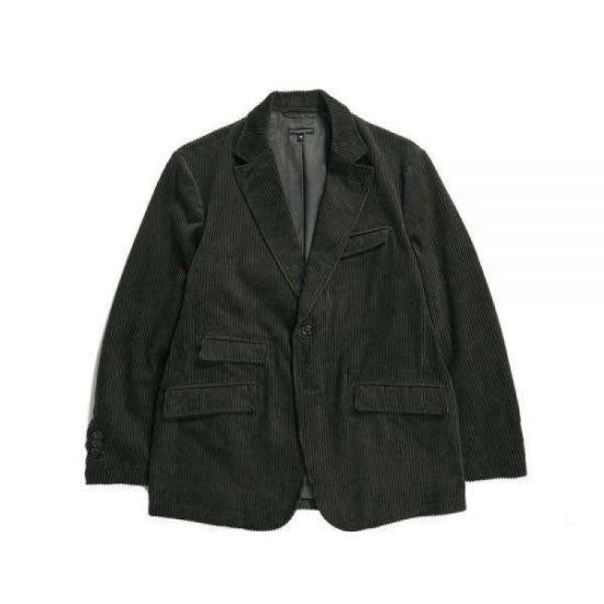 Engineered Garments Textured Corduroy Jacket With Notched Lapel