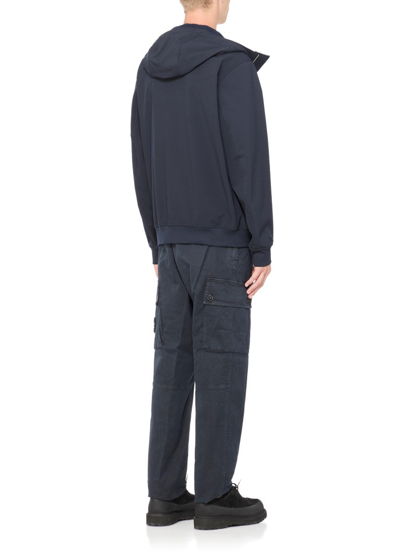 Stone Island Hooded Deep Blue Jacket