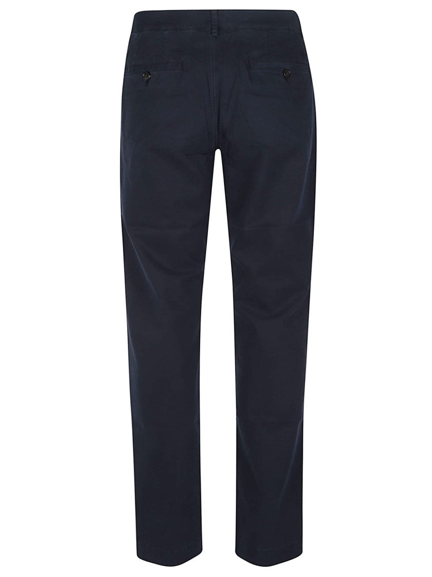 Etro Black Garment-Dye Cotton-Blend Chino Pants