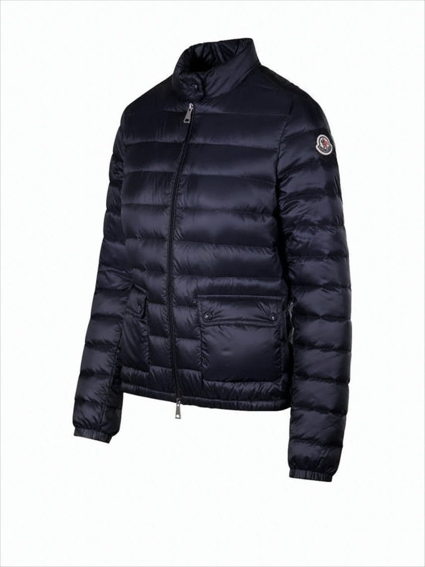 Moncler Quilted Down Jacket With High Collar