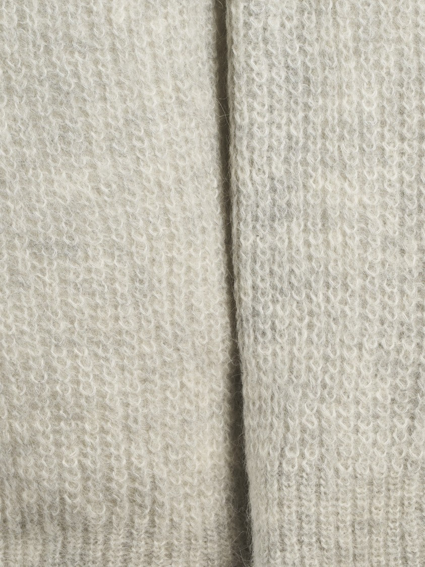 Forte Forte V-Neck Baby Suri Alpaca Sweater