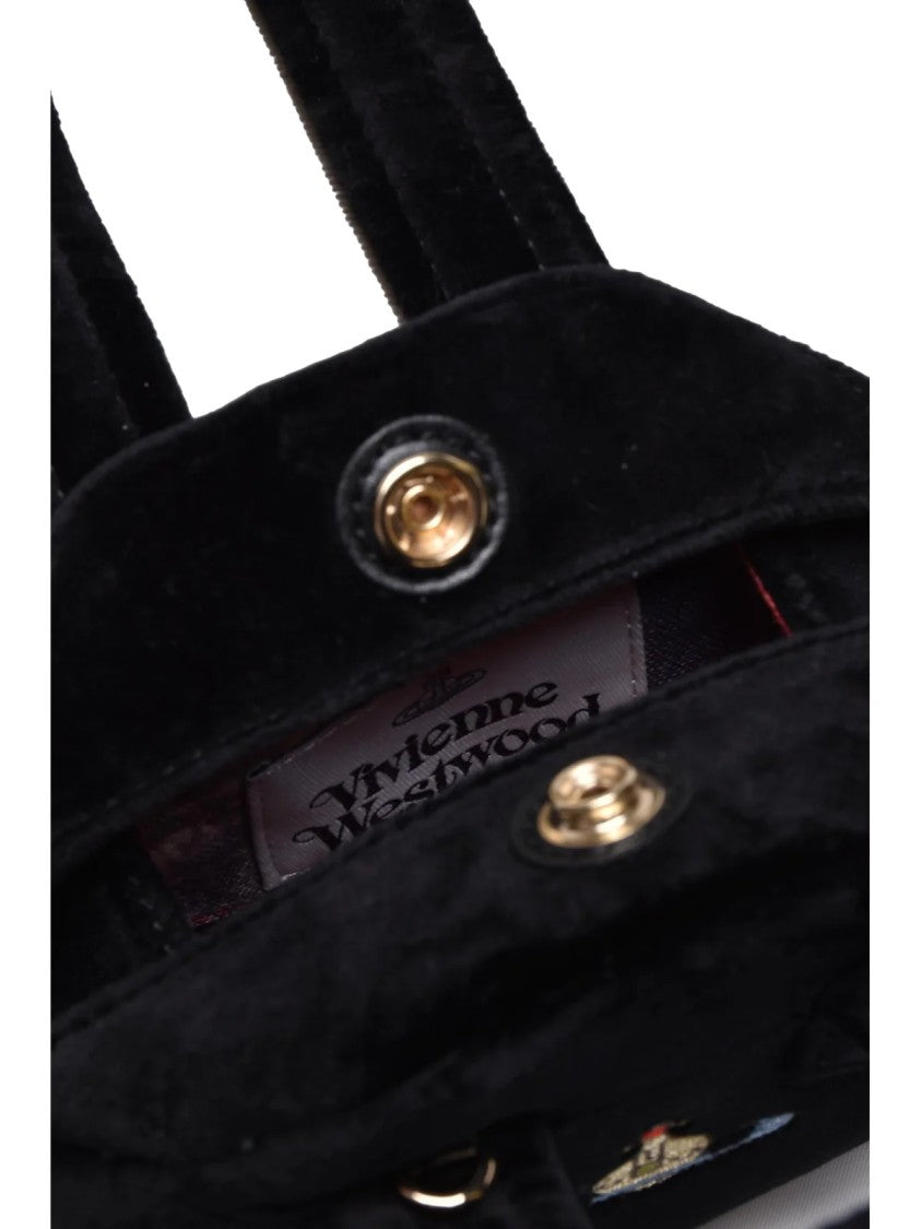 Vivienne Westwood Black Velvet Archive Yasmine Clutch