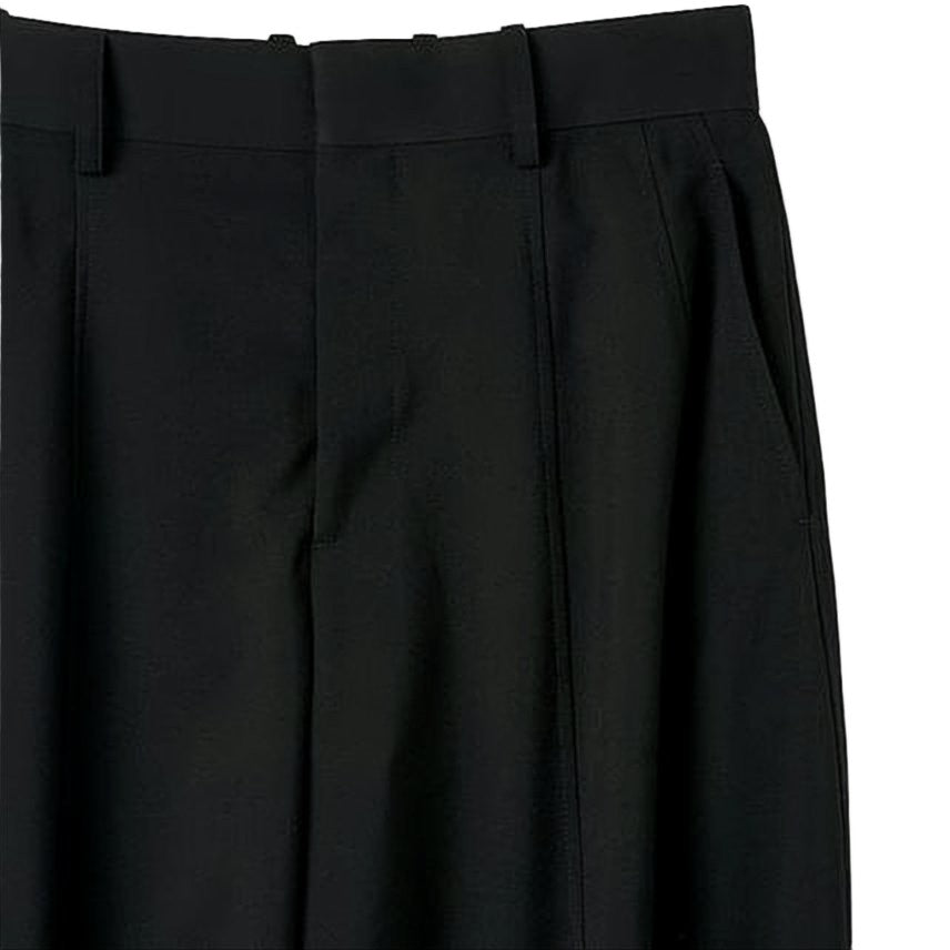 Bottega Veneta High-Waisted Black Wide-Leg Trousers