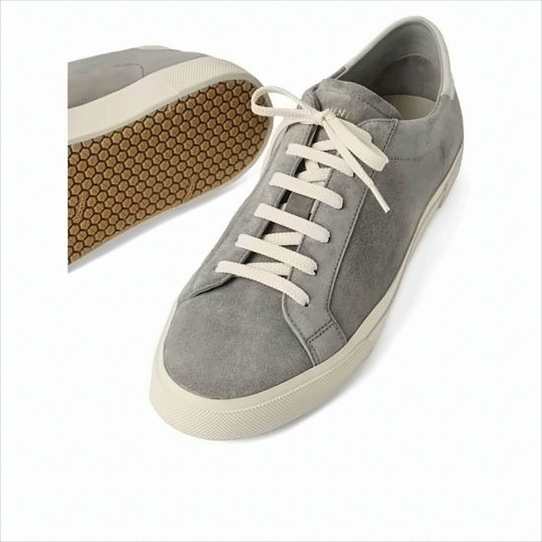 Brunello Cucinelli Low-Top Grey Suede Sneakers