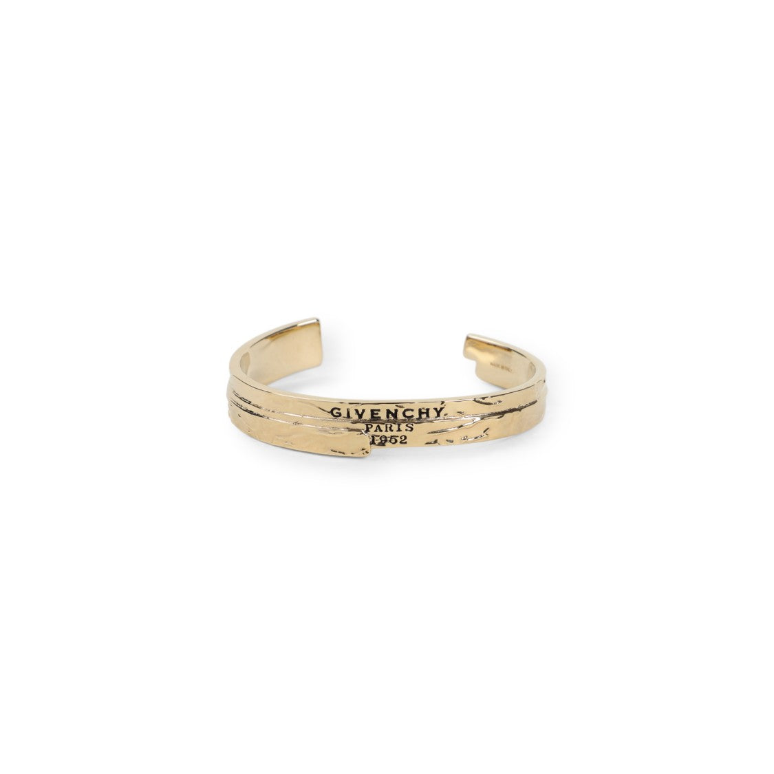 Givenchy Tape Cuff Gold Brass Bracelet