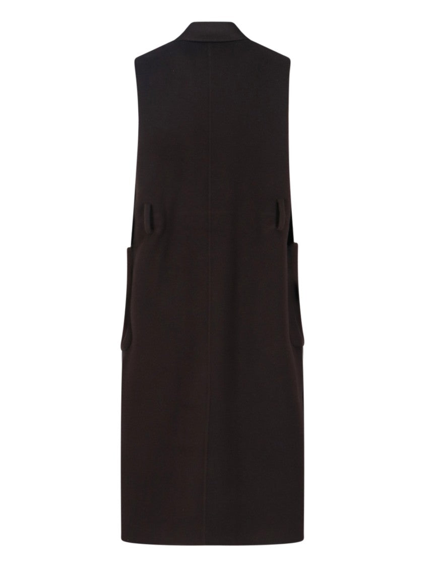 Ivy & Oak "Clarissa" Vest Coat – Brown