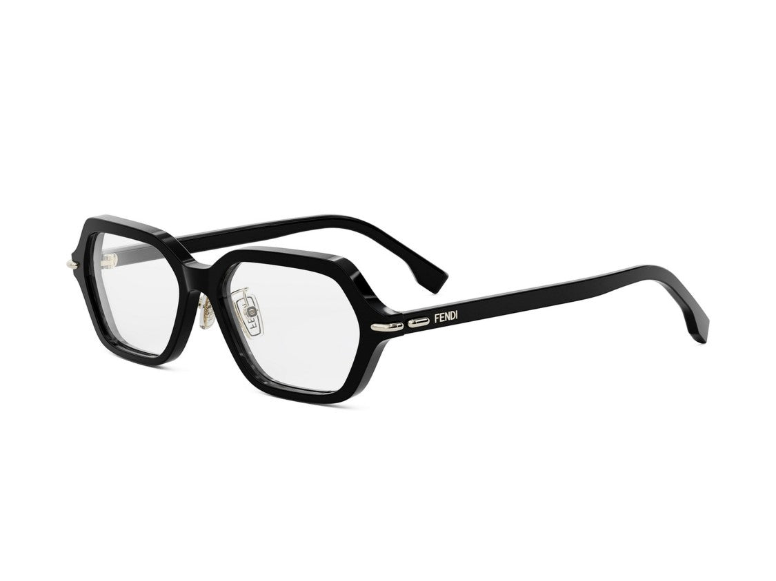 Fendi Fe50125f Bold Geometric Hexagonal Eyewear