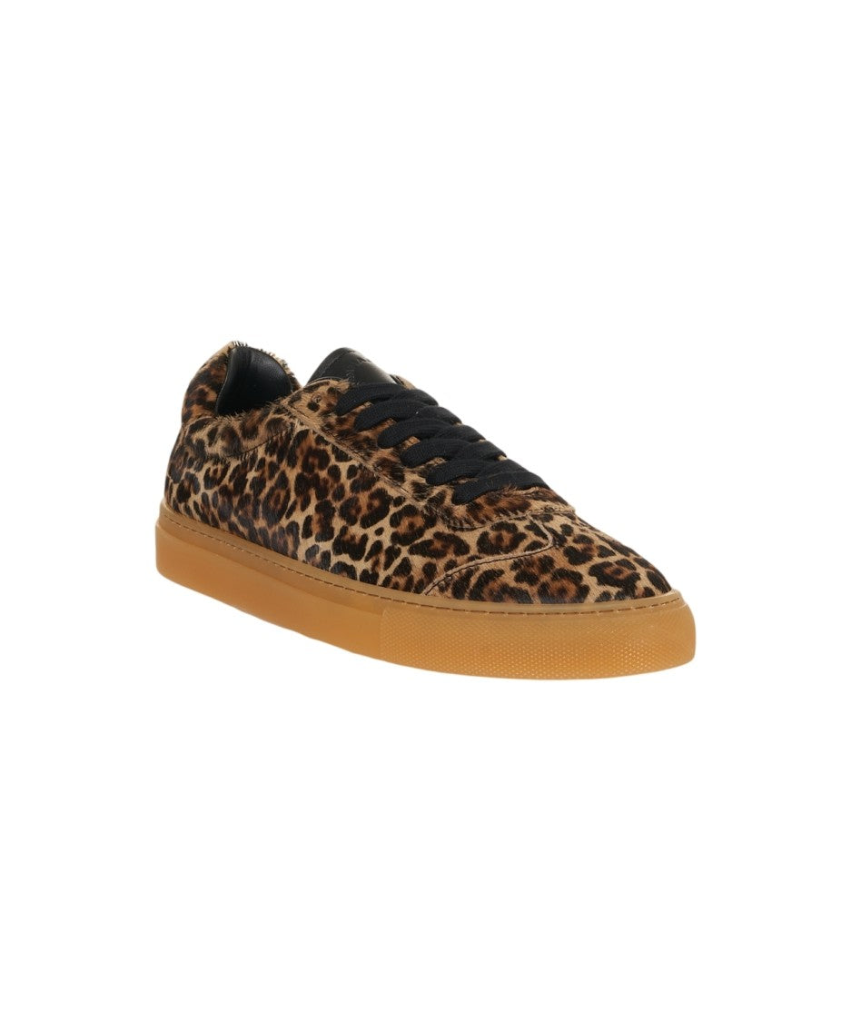 Copenaghen Animal-Print Pony Hair Sneakers With Rubber Sole