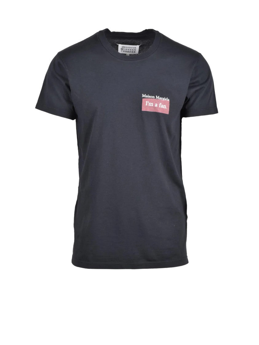 Maison Margiela Black Cotton T-Shirt