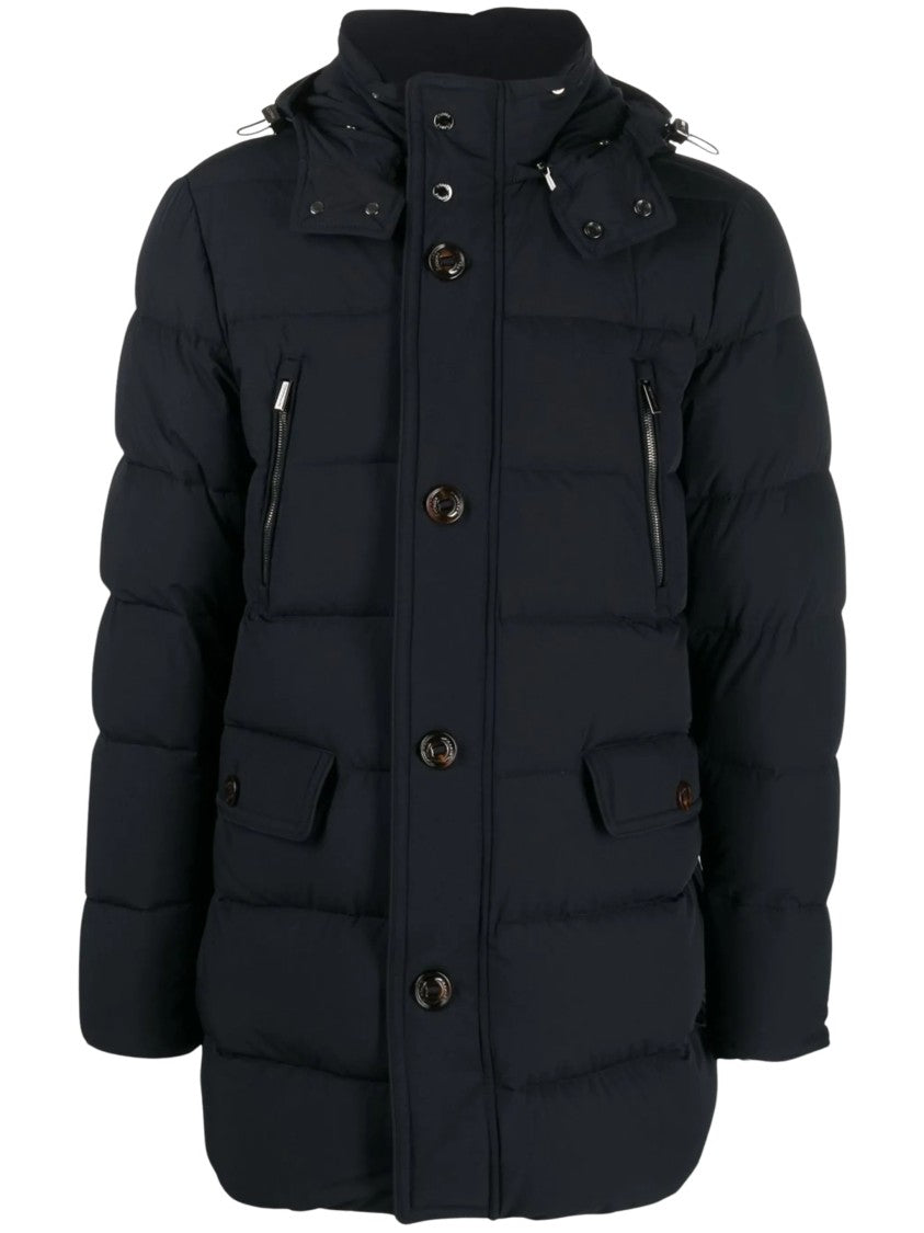 Moorer Gorner Kn Quilted Hooded Down Jacket