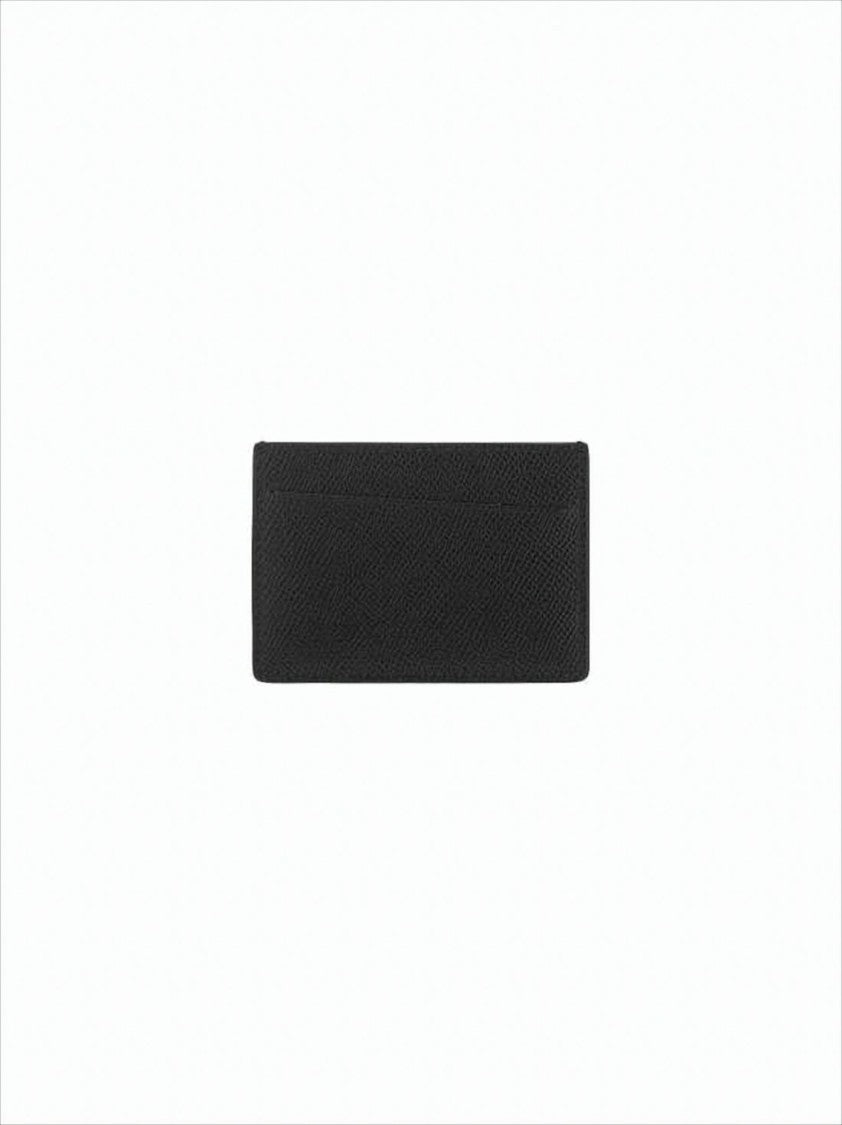 Maison Margiela Rectangular Black Calf Leather Wallet