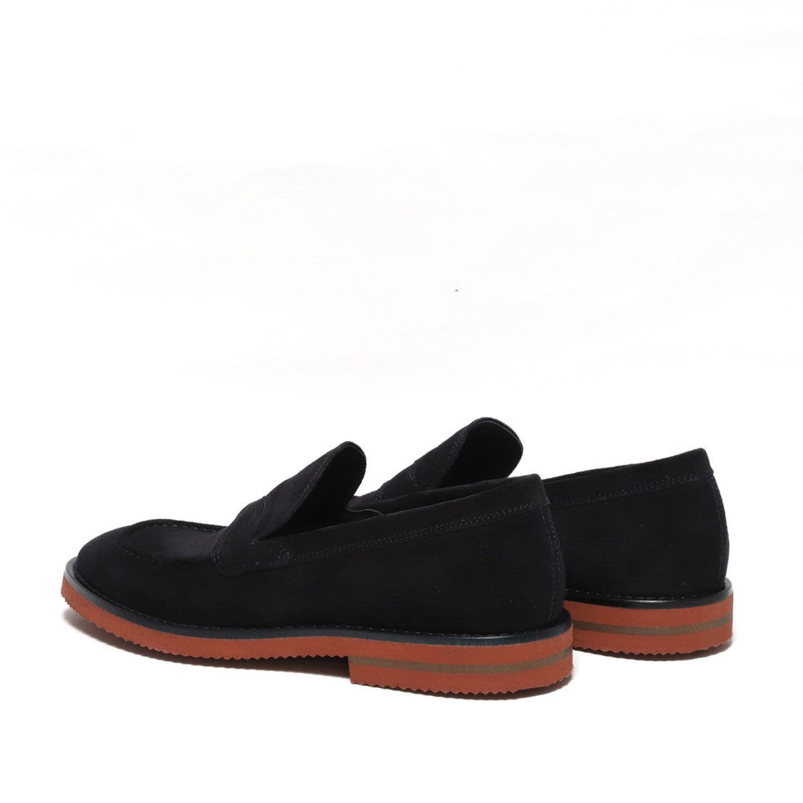 Hundred 100 Blue Suede Moccasin