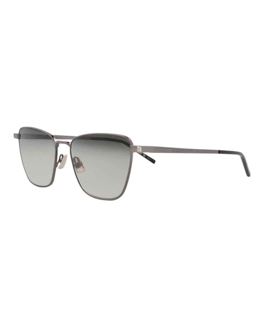 Saint Laurent Cat Eye-Frame Metal Sunglasses
