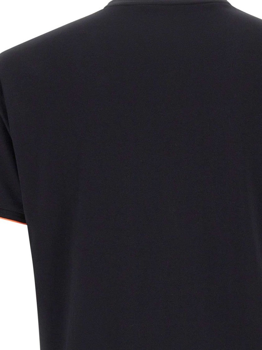 Rrd Black Short-Sleeved Orange Trim T-Shirt