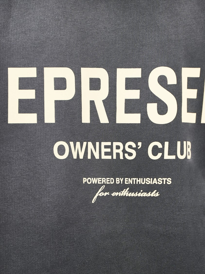 Represent Relaxed Fit Hoodie With Graphic Back And Subtle Logo