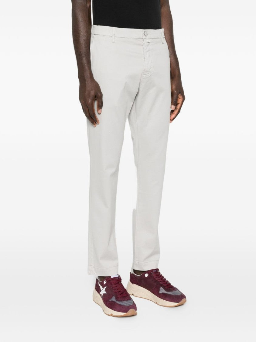 Jacob Cohen Straight-Leg Trousers With Minimalist Design And Clean Finish