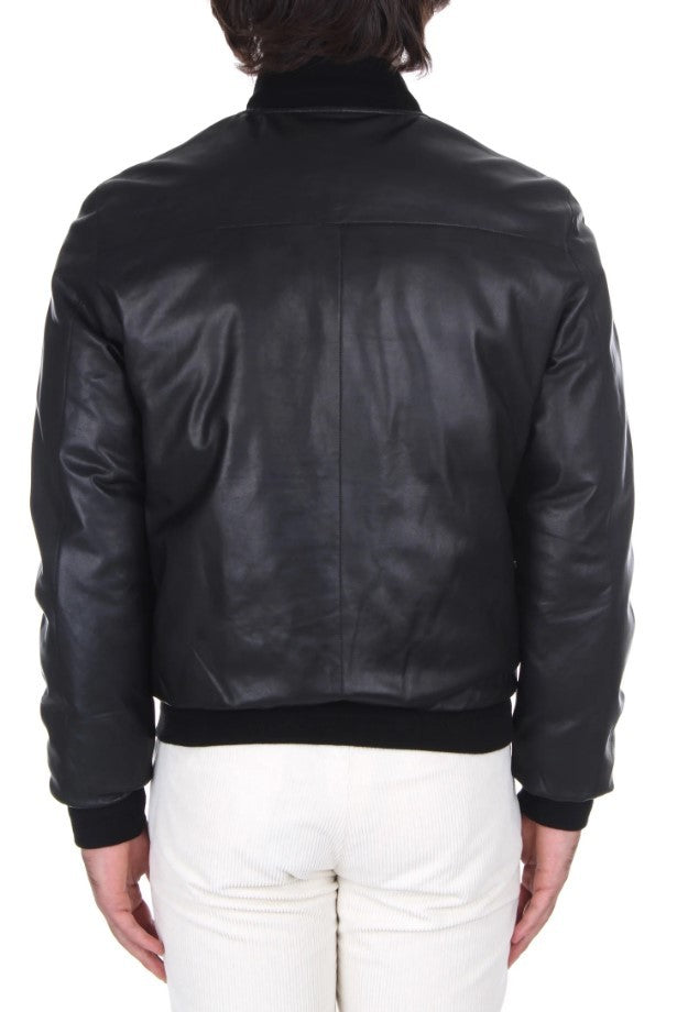The Jack Leathers Reversible Black Leather Jacket